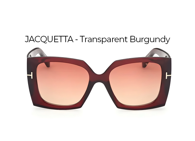 JACQUETTA - Transparent Burgundy