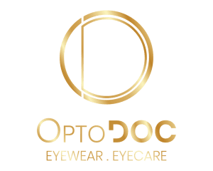 OptoDoc Logo - Gold and transparent