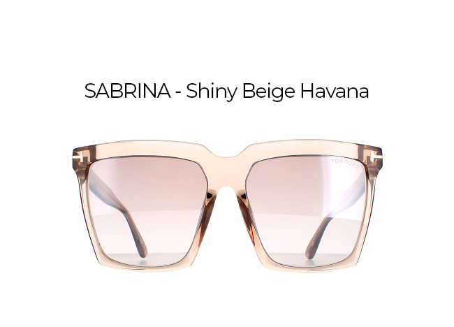 SABRINA - Shiny Beige Havana