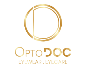 OptoDoc Logo - Gold and transparent