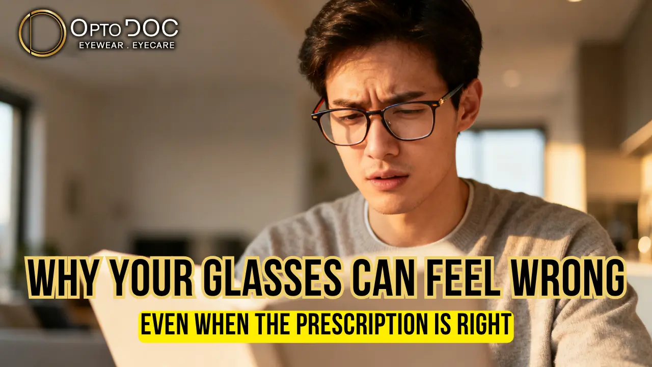 Why Your Glasses Can Feel Wrong Even When the Prescription Is Right