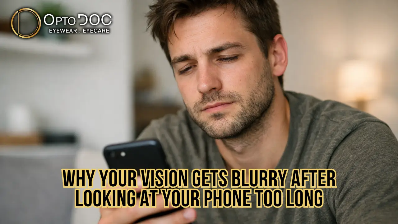 Why Your Vision Gets Blurry After Looking at Your Phone