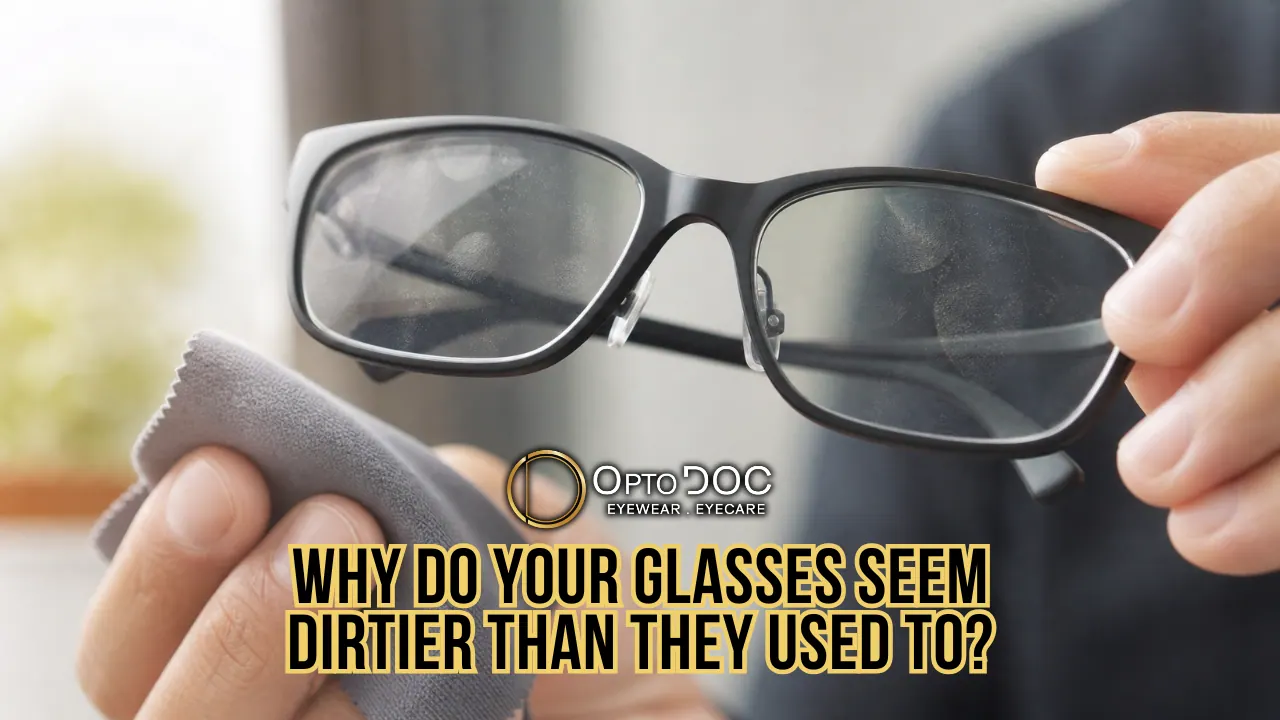 Why Do Your Glasses Seem Dirtier Than They Used To