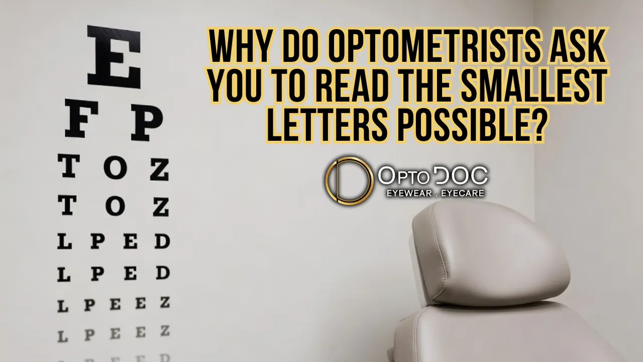 Why Do Optometrists Ask You to Read the Smallest Letters Possible