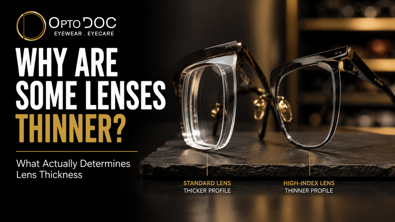Why Are Some Eyeglass Lenses So Much Thinner Than Others?