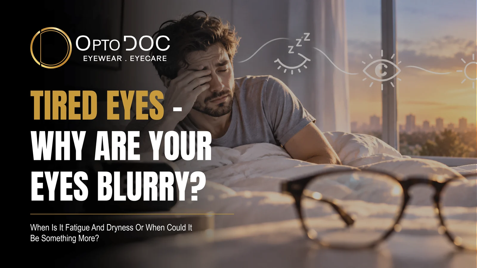 Why Do Your Eyes Get Blurry When You Wake Up—or When You're Really Tired? - OptoDoc eye care guide