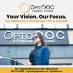 Looking for expert eye care and stylish eyewear? 👀
 At OptoDoc, we’re more than just a clinic—we’re your destination for healthy vision and designer frames that turn heads.
✔️ Eye Exams
 ✔️ Sunglasses & Eyeglasses
 ✔️ Contact Lenses & More
📍 Located in the heart of Fort McMurray
 👉 Book online today: https://optodoc.mypatientsportal.com/dashboard
#OptoDoc #FortMcMurrayEyewear #HealthyVision #DesignerFrames #EyeCareExperts